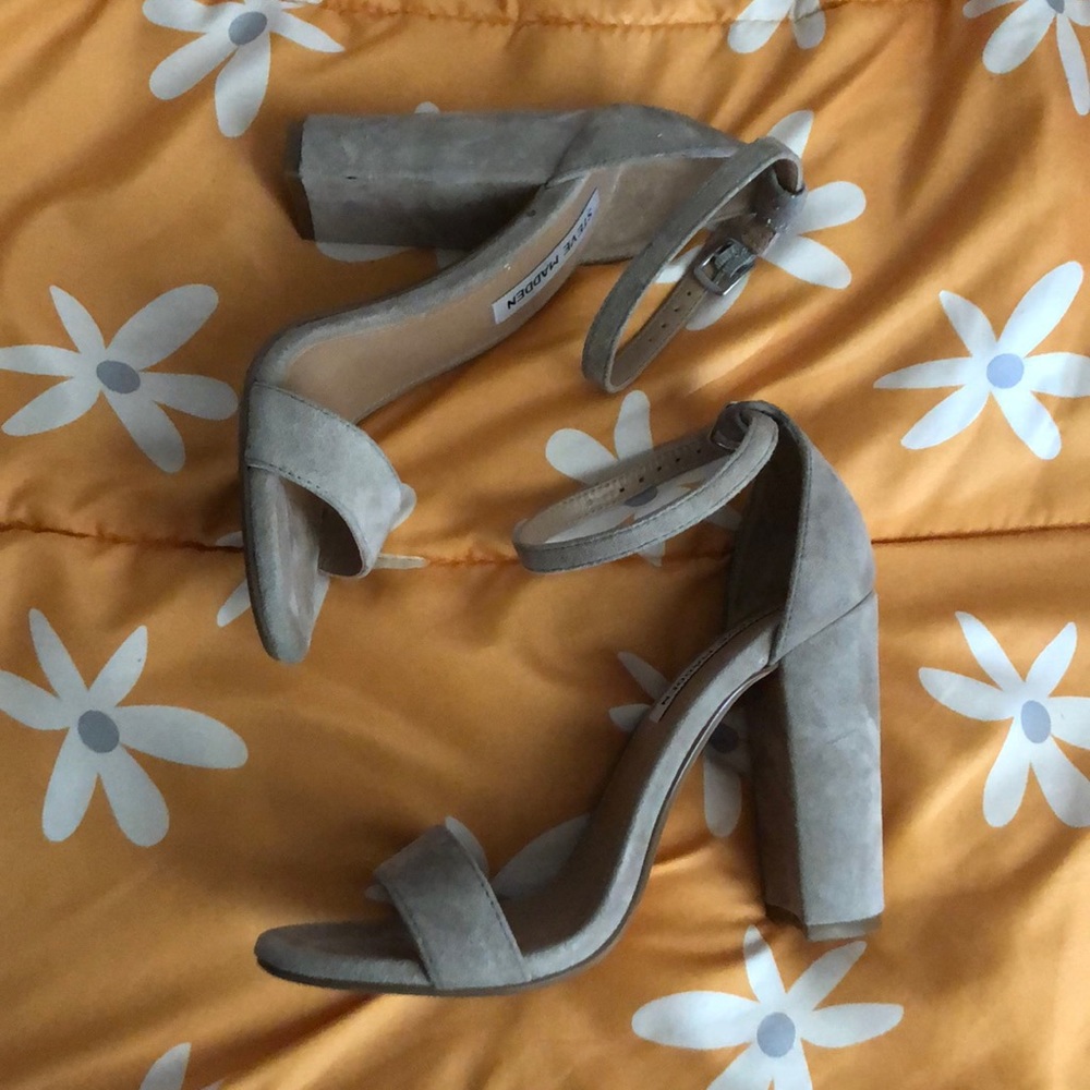 Steve Madden Taupe Heels 7.5